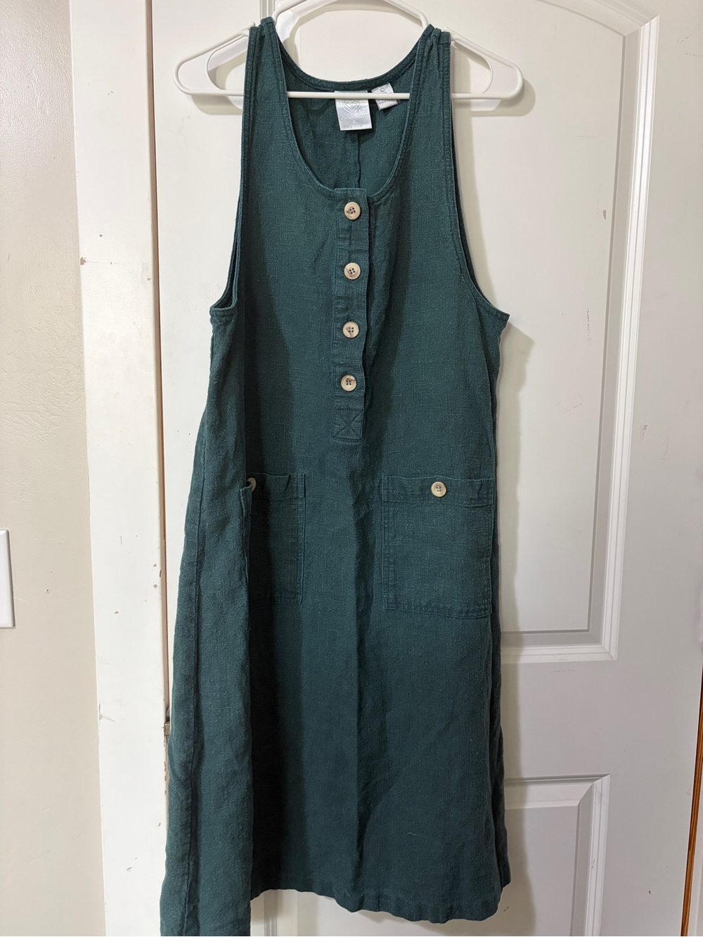 Vintage Christopher & Banks sleeveless linen dress